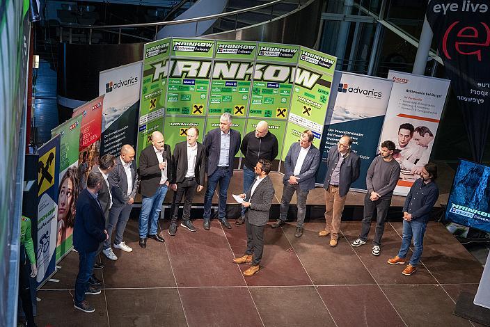 Die Partner und Sponsoren bei der Teampräsentation, Steyr, Team Hrinkow Advarics Cycleang, UCI Continental Team, 