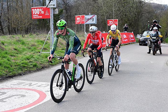 David Paumann (AUT, Hrinkow Advarics), Martin Messner (AUT, WSA KTM Graz), Dominik Röber (GER, Team Vorarlberg). 65. Rad Saison Eroeffnungsrennen Leonding