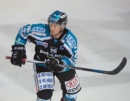 Rob Hisey (EHC Liwest Black Wings Linz), EHC Liwest Black Wings Linz vs EC Red Bull Salzburg