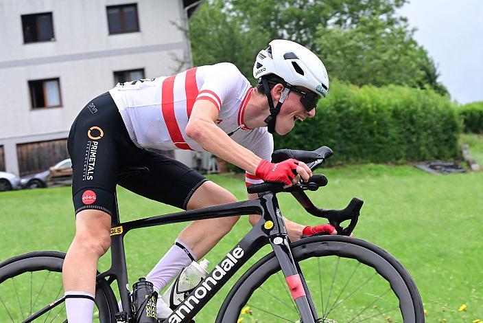 Bester Österreicher Michael Hettegger (AUT, LRV Oberösterreich),  50. OÖ Junioren Rundfahrt, 3. Etappe Bad Wimsbach Strass im Attergau