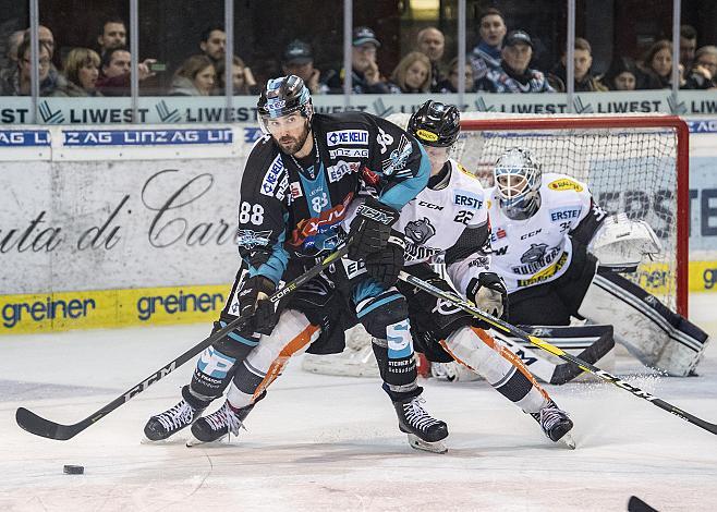 Dan DaSilva (EHC Liwest Black Wings Linz) EHC Liwest Black Wings Linz - Dornbirn Bulldogs Qualifikationsrunde