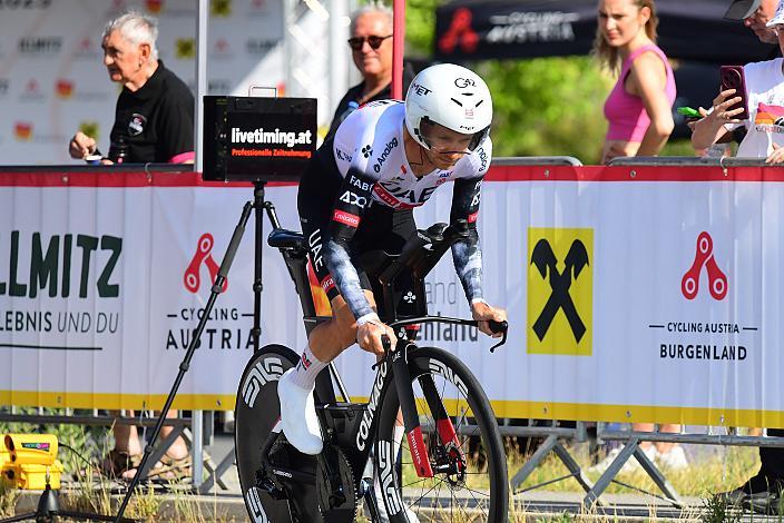 Sieger Felix Grossschartner (AUT, UAE Team Emirates - XRG) ÖM Staatsmeisterschaft, Zeitfahren, Frauenkirchen, Burgenland