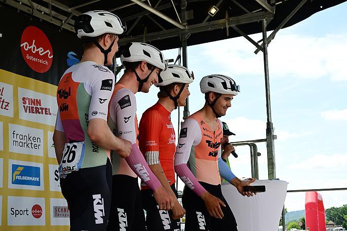Tim Wafler (AUT, Tirol Cycling Team), Marco Schrettl (AUT, Tirol KTM Cycling Team) Tirol KTM Cycling Team 2. Etappe Eferding - Ried im Innkreis, 15. Int. Raiffeisen OÖ-Radrundfahrt UCI Kat. 2.2