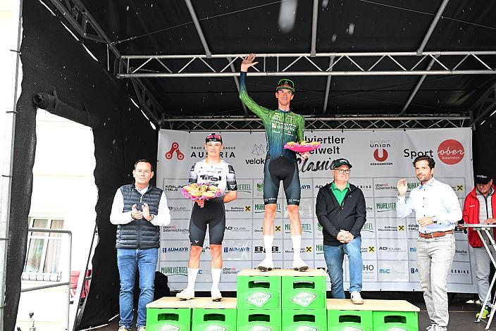 Podest U23, Jonas Holzknecht (AUT, Tirol KTM Cycling Team), Richard Riska (SVK, Hrinkow Advarics), RCLA Herren Elite, U23, Road Cycling League Austria, Königswiesen