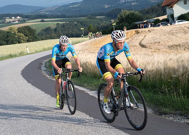 Riccardo Zoidl (AUT, Team Felbermayr Simplon Wels), Stephan Rabitsch (AUT, Team Felbermayr Simplon Wels) 1. Etappe Linz - Pelmberg
