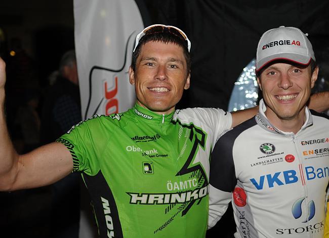 Petr Cirkl Hrinkow Bikes Steyr feiert mit Roman Rametsteiner