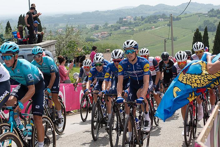 Remco Evenepoel (BEL, Deceuninck - Quick Step), James Knox (GBR, Deceuninck - Quick Step) Stage 15 Grado - Gorizia (147km), 104. Giro d Italia, UCI Worl Tour