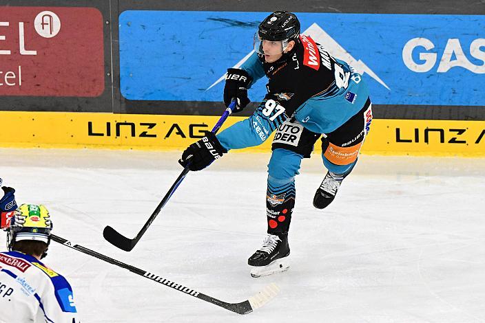 Brian Lebler (Steinbach Black Wings Linz), 36. Runde ICE, Steinbach Black Wings Linz vs EC iDM Wärmepumpen VSV), Linz AG Eisarena 