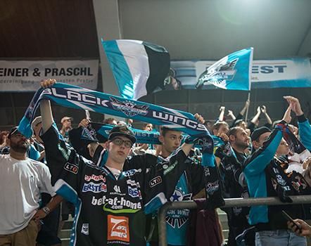 BWL Fans EHC Liwest Black Wings Linz vs HC Kosice